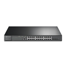 Switch PoE+ Administrable L2+ / 24 Puertos Gigabit PoE+ / 4 Puertos SFP+ 10G / Presupuesto PoE 384W / Rendimiento 128 Gbps / Montaje en Rack