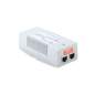 Inyector POE para Aplicación Solar, Entrada 18-36 Vcc, Salida en 56 Vcc, 802.3 af/at, 10/100/1000 Mbps, Hasta 35 Watts