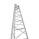 Torre autosoportada / 12.1 m (40 pies) / Secciones 2.4 m (8 pies) / Capacidad 161 km/h (100 mph) / Diseño modular