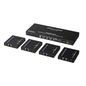 Kit Divisor y Extensor HDMI | 1x4 | Hasta 70 m |Resolución 4K @ 60 Hz |  Cat 6/6a/7 | IPCOLOR | CERO LATENCIA  | EDID | RS232 | Salida Loop / PoC