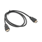 Cable HDMI de 1 Metro (3.28 pies) (High Speed) / Resolución 4K / Soporta Canal de Retorno de Audio (ARC)/ Soporta 3D / Blindado para Reducir Interferencia / Chapado en Oro / Alta Resistencia y Dura