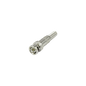 Conector BNC macho de 75 Ohm, con base de resorte para montar a presión cable coaxial RG-59/ Níquel/ Oro/ Teflón.