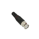 Conector BNC Macho / 75 Ohm / Montaje en Línea / Níquel-Oro-PTFE / Para Cable RG-59