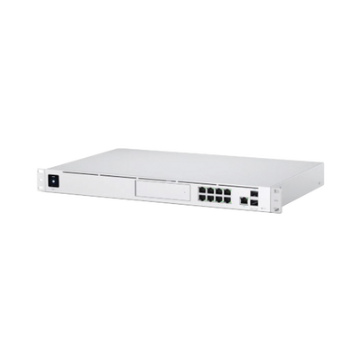 UniFi OS Console: Dream Machine Pro, con 1 puerto WAN Gigabit RJ45, 1 puerto WAN 10G SFP+ / 8 puertos LAN Gigabit RJ-45, y una bahía de HDD 3.5\" (No incluye HDD), Integra todas las aplicaciones Un