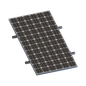 Kit De Minirieles Para Panel Solar Arreglo 1X1 Para Instalación Plano En Lámina