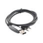 Cable de Programación / Conectores 2.5 mm y 3.5 mm / USB / Compatible con TX-790