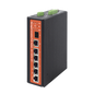 Switch industrial de 4 puertos Gigabit PoE (pasivo 24V / 802.3af/at/bt)