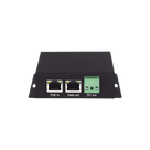 Splitter PoE / 1 Puerto PoE Entrada / 1 Puerto Salida Datos / Salida 12 Vcc 2A / Protección ESD 8 kV / Compacto