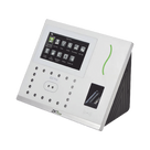 Checador Biométrico / Reconocimiento Facial 12,000 Rostros / Reconocimiento de Palma 6,000 Plantillas / 20,000 Huellas y Tarjetas / CPU Cuatro Núcleos 1.4 GHz / Ángulo +/-60°