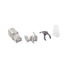 Conector RJ45 de Campo / Categoría 6A Blindado / 10G / Sin Bota / Terminación Rápida / UL 2043 Plenum / Guía de Color