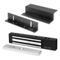 Kit Para Control de Acceso Incluye Chapa Magnética de 600 Lbs / Montaje En Z y L /  Uso Interior / Certificación UL / Color Negro / Diseño Elegante