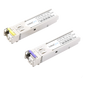 Transceptores Ópticos Bidireccionales SFP (Mini-Gbic) / Monomodo 1490 & 1550 nm / 1.25 Gbps / 1000BASE-BX / Conector LC/UPC Simplex / DDM / Hasta 100 km / 2 Piezas