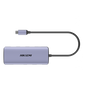 Hub USB-C 11 en 1 / HDMI 4K + VGA / 2x USB 3.0 + 2x USB 2.0 / SD + Micro SD / RJ45 Gigabit / PD 100W / Audio / Aleación de Aluminio