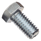 Tornillo Máquina Estándar / Rosca UNC 3/8\" (9.5 mm) / Longitud 2 1/2\" (63 mm) / Grado 2 / Galvanizado Electrolítico
