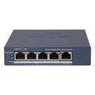 Switch PoE+ Gigabit / 4 Puertos PoE+ / 1 Puerto Uplink / Monitoreable / Alcance Extendido 300 m (984.3 ft) / 45 W / Gestión Cloud