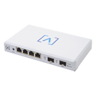 Router VPN / 4 Puertos Ethernet 2.5 Gbps / 2 Puertos PoE+ 802.3af/at / 2 Puertos SFP+ 10 Gbps / Filtrado DPI / Administración en Nube Gratuita