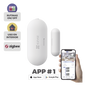 Sensor de Contacto Magnético Inalámbrico / Zigbee / Separación de Alarma 25 mm ± 5 mm / Autonomía 3 Años / Uso Interior / 53.5 x 22.5 x 13.5 mm