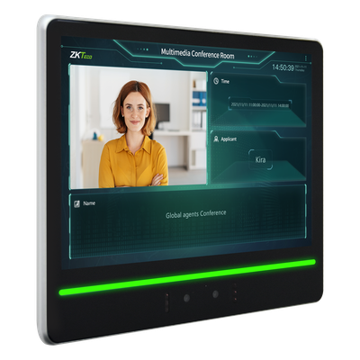 Terminal de Verificación Facial / Pantalla Táctil 10.1\" / Autenticación Dual Rostro-Tarjeta / Cámara Binocular 2MP WDR / Capacidad 10,000 Rostros / WiFi 2.4 GHz / Android 7.1