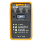 Probador de Tomacorriente / Identificación de 6 Estados de Cableado / LEDs de Alto Brillo / Prueba GFCI / CAT III 300V