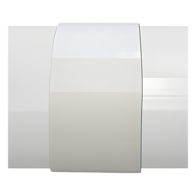 Pieza de unión color blanco de PVC auto extinguible,  para canaleta DMC4FT (9480-02001)