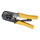 Pinzas de Terminación / RJ45 8 Posiciones / RJ11/RJ12 4 y 6 Posiciones / Trinquete Controlado / Acero Forjado