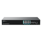 Switch PoE Multigigabit Capa 3 / 8 Puertos 2.5 G / 2 Puertos SFP+ / PoE++ 60 W / Stacking 4 Unidades / Administración Local y Nube