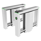 Torniquete de Barrera Flap / Plataforma Sólida 50-100 mm / Ancho 1355 mm / Altura 1010 mm / Tapas Desmontables / Mantenimiento Accesible