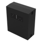 Gabinete de Pared con Rack Horizontal de 6 UR, con Ventanilla de Inspección, Se envía el Gabinete Armado.