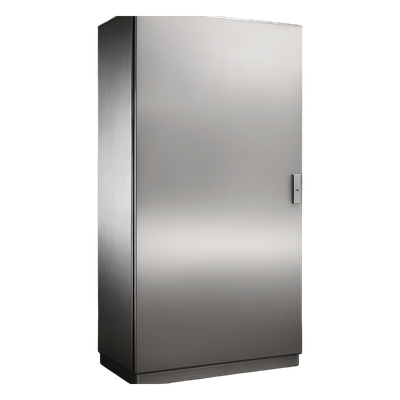 Gabinete de Acero Inoxidable / IP55 / IK10 / 800x1600x400 mm / 31.5x63x15.7 in / Carga 80 kg / Exterior Telecom