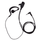 Micrófono de Solapa / 2 Hilos / Tubo Acústico PU Grado Médico / Cable Reforzado con Kevlar / PTT Intercambiable