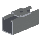 Tope Unicanal / Muesca para Tornillo 3/8\" (9.5 mm) / Diseño de Precisión / Uso Industrial