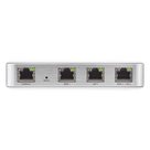Router UniFi puertos Ethernet Gigabit, desempeño de 1 Mpps, hasta 100 dispositivos en LAN, bloqueo de tráfico por categoría, administración desde la nube