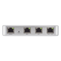 Router UniFi puertos Ethernet Gigabit, desempeño de 1 Mpps, hasta 100 dispositivos en LAN, bloqueo de tráfico por categoría, administración desde la nube
