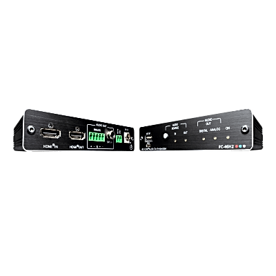 Desembebedor de Audio HDMI Profesional | 4K/60 UHD (4:4:4) | 18 Gbps | HDR | HDCP 2.2 | Salidas S/PDIF y Audio Balanceado | ARC | Gestión EDID Inteligente | Kramer re-Klocking | DigiTOOLS Compacto
