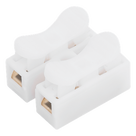 Conector Push / 2 Contactos / 250V / 10A / -40°C a 100°C / Cables 0.5-3.5 mm² / Material Antiflama