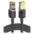 Cable Ethernet Cat7 / Blindaje F/FTP / 10 Gbps / 600 MHz / 5 m (16.40 ft) / Malla Nylon