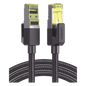 Cable Ethernet Cat7 / Blindaje F/FTP / 10 Gbps / 600 MHz / 5 m (16.40 ft) / Malla Nylon