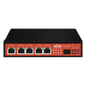 Controlador Solar de 15A con Switch PoE /  1 Puerto Gigabit PoE 802.3 bt / 2 Puertos PoE 802.3 af/at / 2 Puertos PoE Pasivo 24/48 Vcc / 1 Puerto SFP / No administrable
