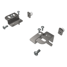 Soportes de Montaje Atornillable / Perfil Bajo / Slide-and-Lock / Acabado Galvanizado / 2 Piezas