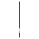Poste de Esquina para Cerca Electrificada / Acero Galvanizado Cal. 18 / 1\" Diámetro / 0.8 m (2.6 ft) Alto / 3 Aisladores / Pintura Electrostática Negra