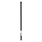 Poste de ESQUINA color Negro para Cerca Electrificada. Tubo Galvanizado cal. 18 de 1\" Diam. y 0.8m Alto con Tapón, ideal para 3 aisladores