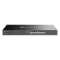Switch Smart Omada 18 Puertos Gigabit / 16 Puertos PoE+ 802.3af/at / 2 Ranuras SFP Gigabit / Presupuesto PoE 150 W / Switching 36 Gbps / Enrutamiento Estático L2+ / Gestión Cloud SDN / Fanless / Mo