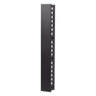 Organizador de Cable Vertical / 21 UR / Capacidad 260 Cat5 / 225 Cat6 / Acero Sólido / Tapa Integrada / 932 mm (3.06 ft) de Altura