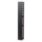 Organizador de Cable Vertical / 21 UR / Capacidad 260 Cat5 / 225 Cat6 / Acero Sólido / Tapa Integrada / 932 mm (3.06 ft) de Altura