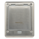 Caja de Piso / IP66 Cerrada / 120 kg Carga / 17.4x14.3x8 cm / Aluminio / TIA/EIA