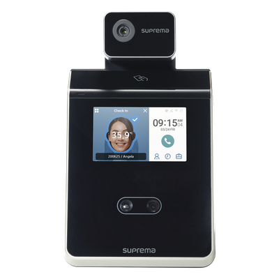 FaceStation 2 Lector Facial/ Notificación por Temperatura Alta /  Bluetooth MultiClass SE Dual RFID (125KHZ EM HID PROX 13.56MHZ Mifare DesFire / EV1 FELICA ICLASS S) Compatible con BioStar2