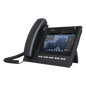 Teléfono IP Ejecutivo Para 6 Líneas SIP con Video Conferencia HD720, Pantalla Multi-Touch, Voz HD y Conferencia de 10 vías con Soporte Para PoE