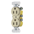 Receptáculo Dúplex Residencial / 15A / 125V / 2 Polos 3 Hilos / NEMA 5-15R / 0.93' Profundidad / 4.19' Alto / 1.52' Ancho