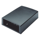 Caja de Montaje en Superficie / 12 Puertos Mini-Com / Almacenamiento 24 m (78.7 ft) Fibra Óptica / Color Negro