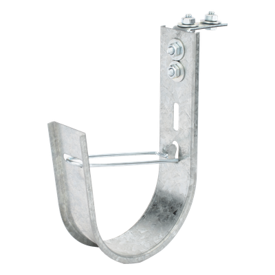 Soporte (Gancho) tipo J-Hook, hasta 115 cables Cat6, ideal para soportar cableado en los espacios de manipulación al aire, Para instalación en interior